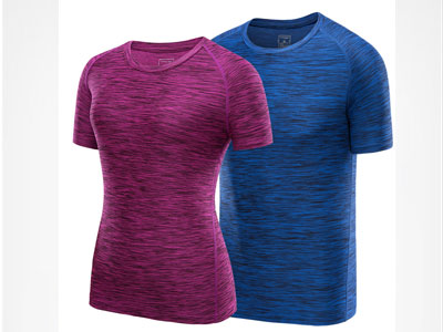 Melange Short Sleeve Top